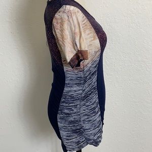 Shirring garment dye top